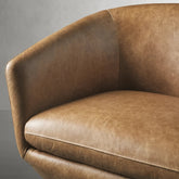 Pelton Leather Swivel Chair
